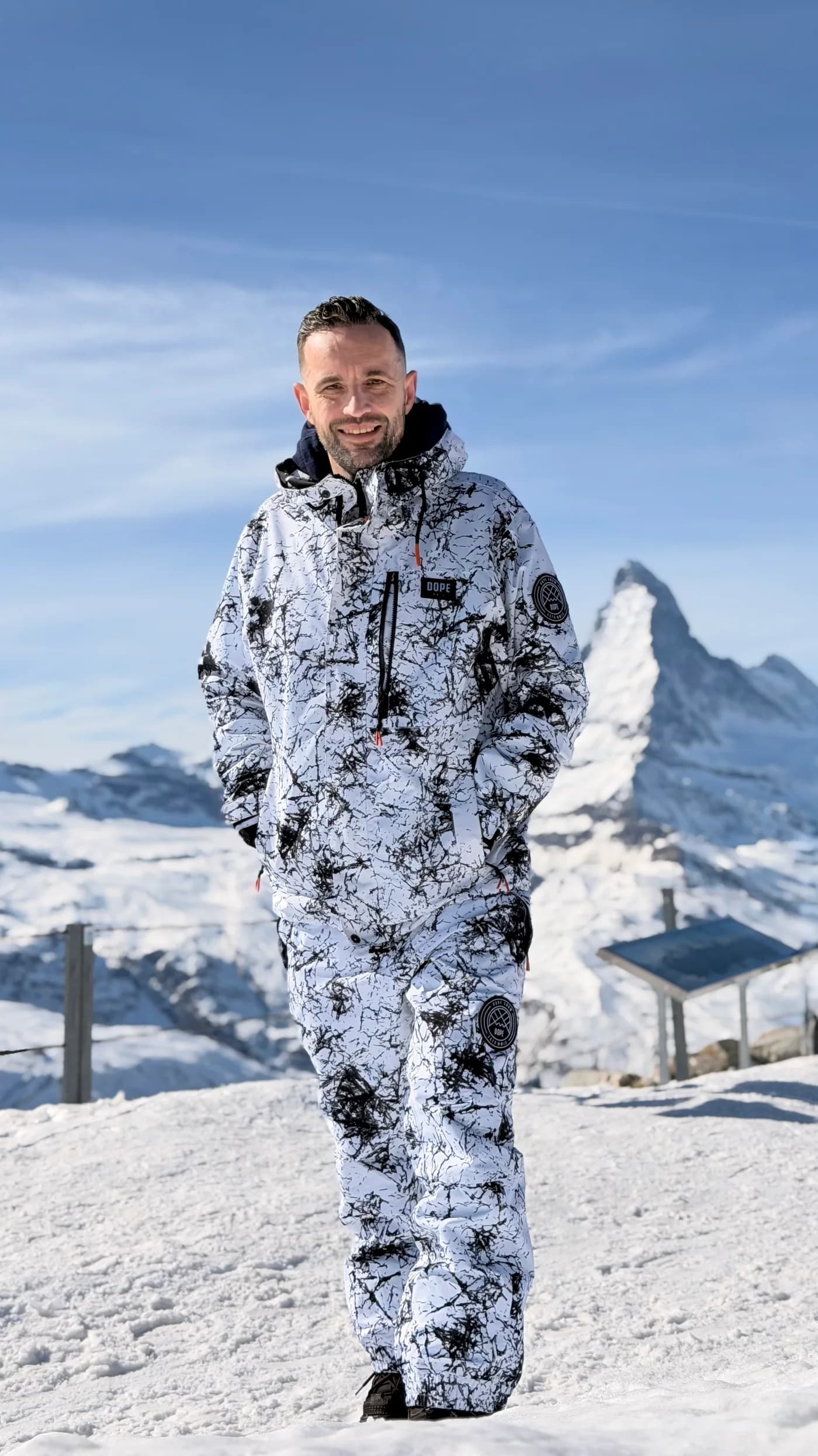 Torsten Schiefen vor dem Matterhorn in Zermatt
